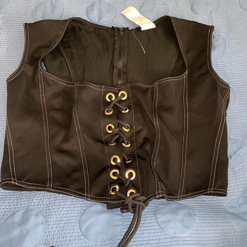 Corset crop top